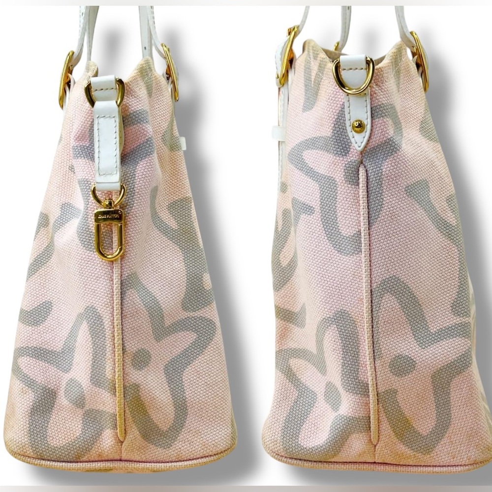 Louis Vuitton Tahitienne Cabas PM Rose Pink Tote Bag 2008 Cruise Collection - Picture 4 of 10